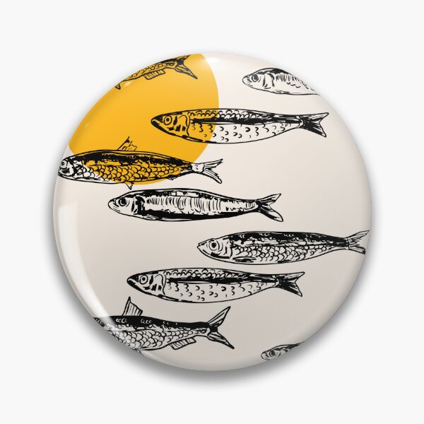 Item preview, Sardines Sunset Coastal Vintage designed and sold by MaiZephyr.