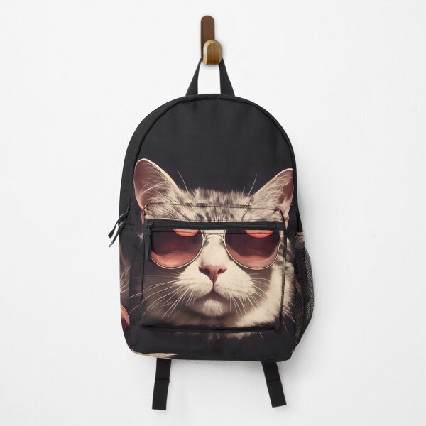 Item preview, Cool Cat with Sunglasses – Stylish Modern Feline Portrait Art Print designed and sold by Windy-market.