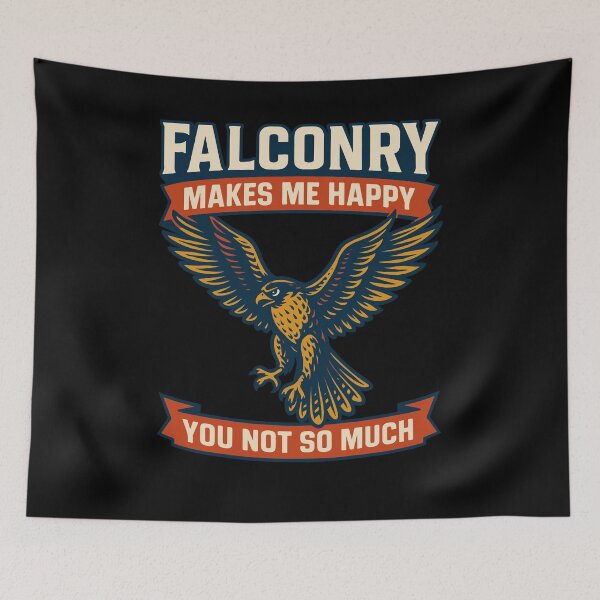 Item preview, Falconry Makes Me Happy You Not So Much falcon designed and sold by LuminOrb.