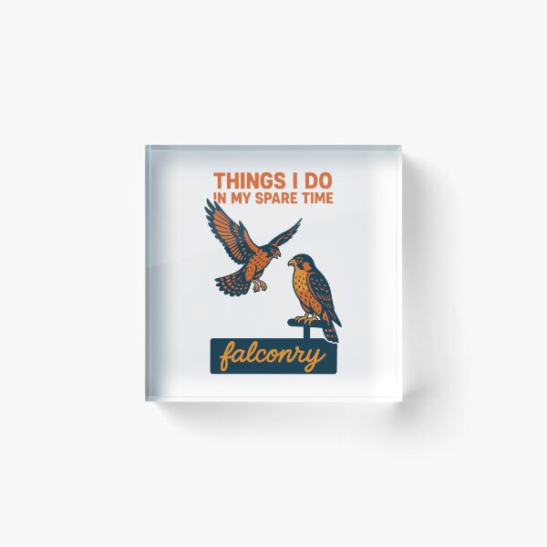 Item preview, Falcon Things I Do In My Spare Time Falconry designed and sold by LuminOrb.