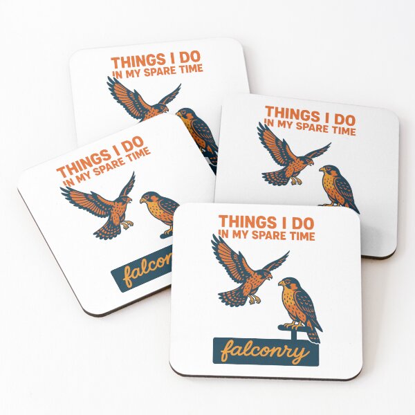 Item preview, Falcon Things I Do In My Spare Time Falconry designed and sold by LuminOrb.