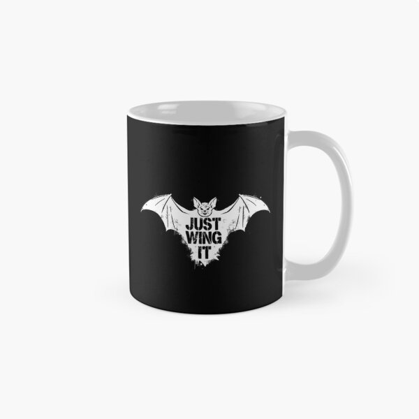 Item preview, bat "Just wing it" designed and sold by PunkdUpPrints.