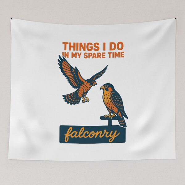 Item preview, Falcon Things I Do In My Spare Time Falconry designed and sold by LuminOrb.