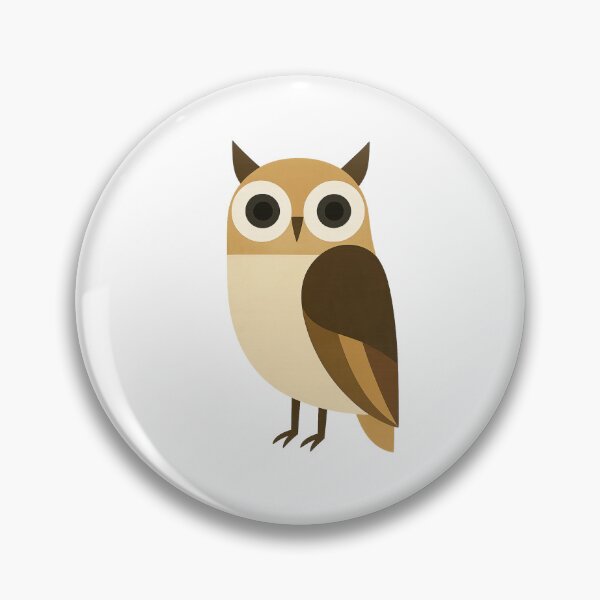 Item preview, Cute Minimalist Owl Illustration designed and sold by Liv Solara.