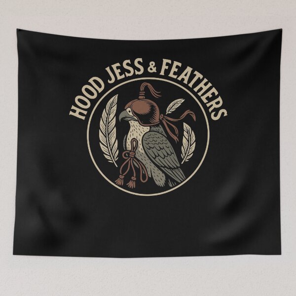 Item preview, Falcon Hood Jess & Feathers Falconry Hunting Gear designed and sold by LuminOrb.