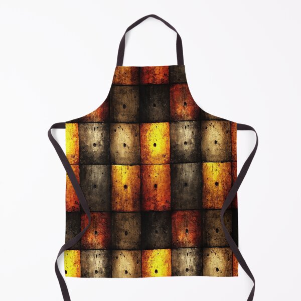 Item preview, industrial wall of square concrete and rusted blocks. designed and sold by Piotrek0001.