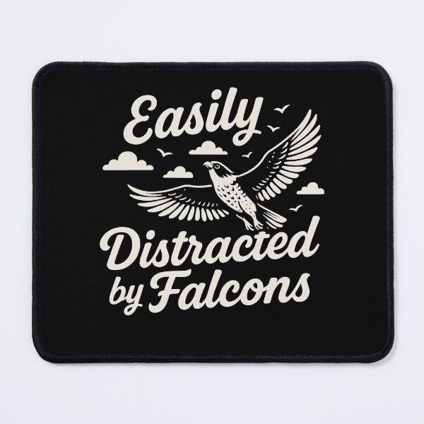 Item preview, Easily Distracted By Falcons Birds Design designed and sold by LuminOrb.