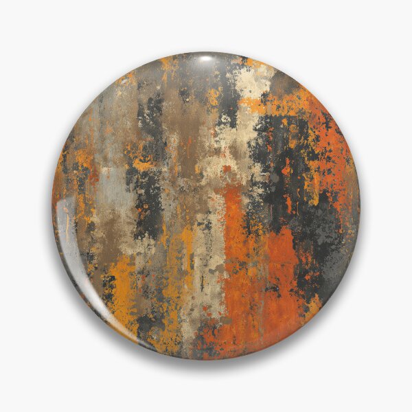 Item preview, Energetic pattern with splashes of orange and gray paint. designed and sold by Piotrek0001.