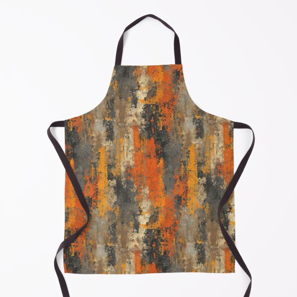 Item preview, Energetic pattern with splashes of orange and gray paint. designed and sold by Piotrek0001.