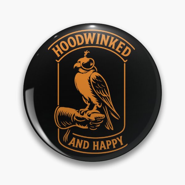 Item preview, Falcon Hoodwinked And Happy Falconry Birds Design designed and sold by LuminOrb.
