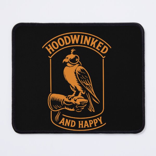 Item preview, Falcon Hoodwinked And Happy Falconry Birds Design designed and sold by LuminOrb.
