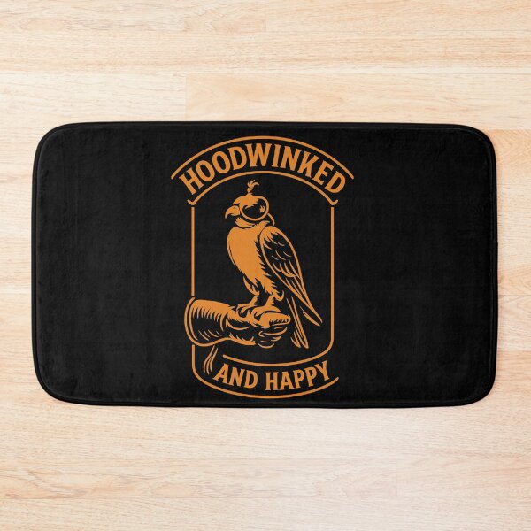 Item preview, Falcon Hoodwinked And Happy Falconry Birds Design designed and sold by LuminOrb.