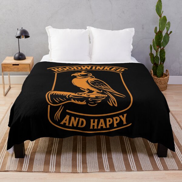 Item preview, Falcon Hoodwinked And Happy Falconry Birds Design designed and sold by LuminOrb.
