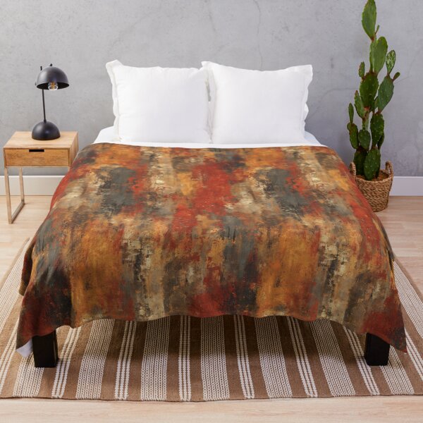 Item preview, Fiery abstract composition in deep, saturated red hues. designed and sold by Piotrek0001.