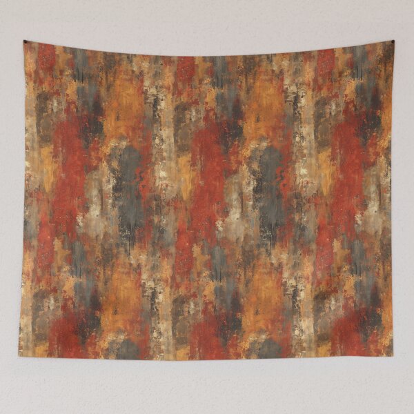 Item preview, Fiery abstract composition in deep, saturated red hues. designed and sold by Piotrek0001.