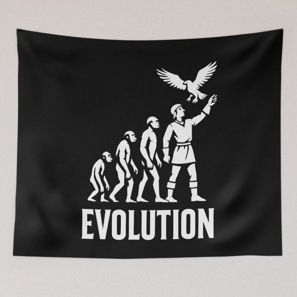Item preview, Falconry Evolution Bird Watching Enthusiasts designed and sold by LuminOrb.