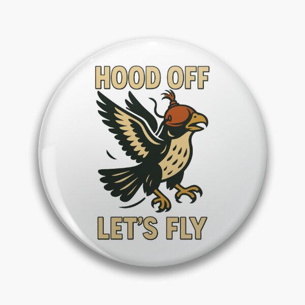 Item preview, Falcon Hood Off Let's Fly Falconry Birds Adventure designed and sold by LuminOrb.