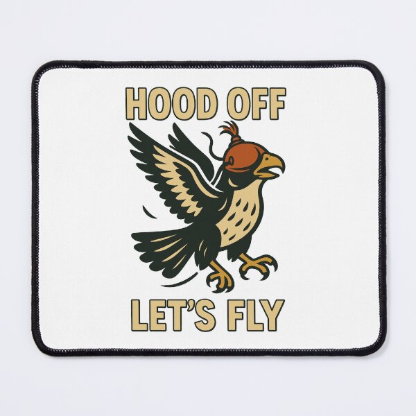 Item preview, Falcon Hood Off Let's Fly Falconry Birds Adventure designed and sold by LuminOrb.