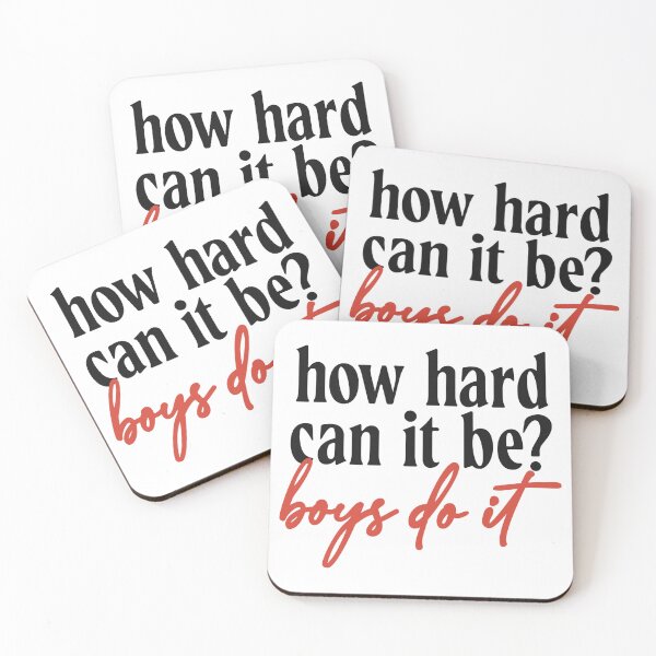Item preview, How Hard Can It Be Boys Do It designed and sold by Justdesignsco.