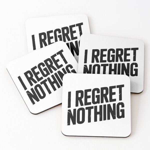 Item preview, I Regret Nothing designed and sold by Frank Ring.