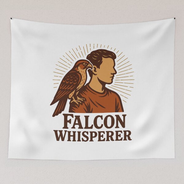 Item preview, Falcon Whisperer Falconry Birds Design designed and sold by LuminOrb.