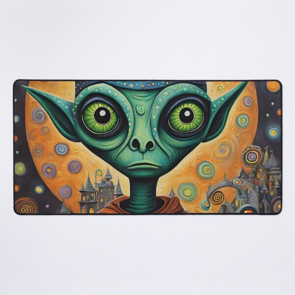 Item preview, Alien dressed as Frankenstein's Monster for Halloween designed and sold by Colin Bentham.