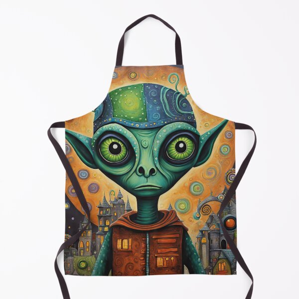 Item preview, Alien dressed as Frankenstein's Monster for Halloween designed and sold by Colin Bentham.