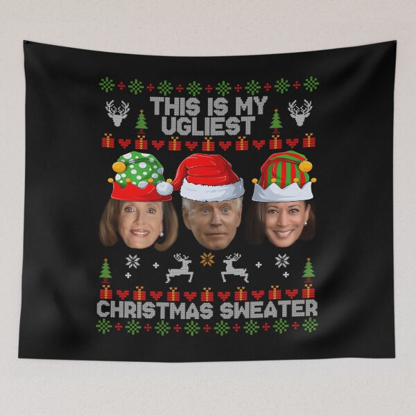 Item preview, This Is My Ugliest Christmas Sweater Funny Joe Biden Kamala Swea		 designed and sold by obuabandeppym.