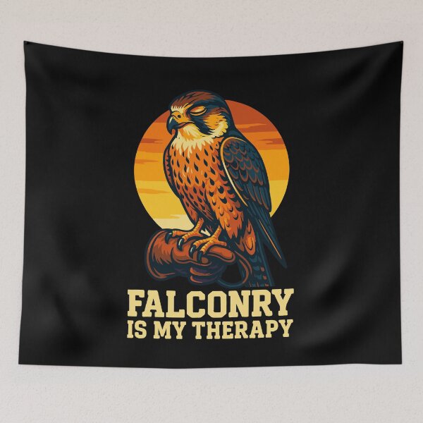 Item preview, Falconry Is My Therapy Bird Watching Enthusiast designed and sold by LuminOrb.