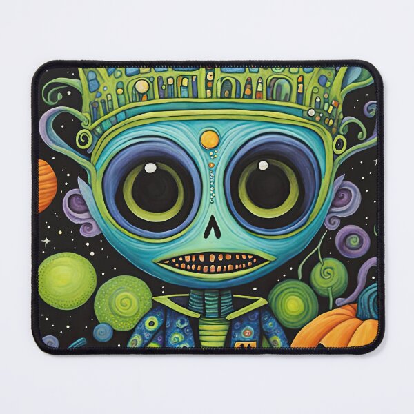 Item preview, Alien dressed as Frankenstein's Monster for Halloween designed and sold by Colin Bentham.
