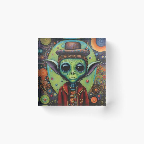 Item preview, Alien dressed as Frankenstein's Monster for Halloween designed and sold by Colin Bentham.