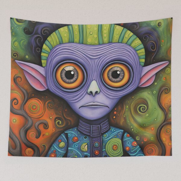 Item preview, Alien dressed as Frankenstein's Monster for Halloween designed and sold by Colin Bentham.