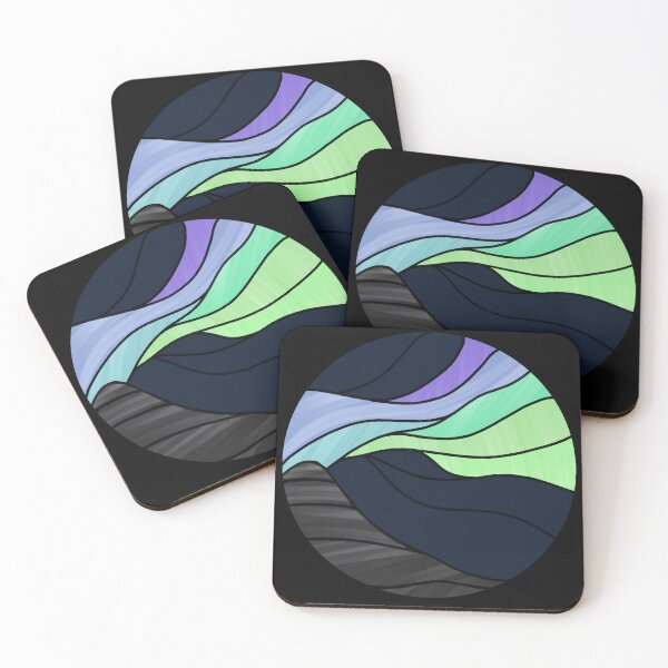 Item preview, Aurora stained glass designed and sold by Niche-Quiche.