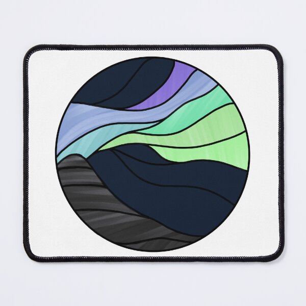 Item preview, Aurora stained glass designed and sold by Niche-Quiche.