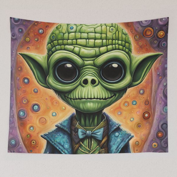 Item preview, Alien dressed as Frankenstein's Monster for Halloween designed and sold by Colin Bentham.