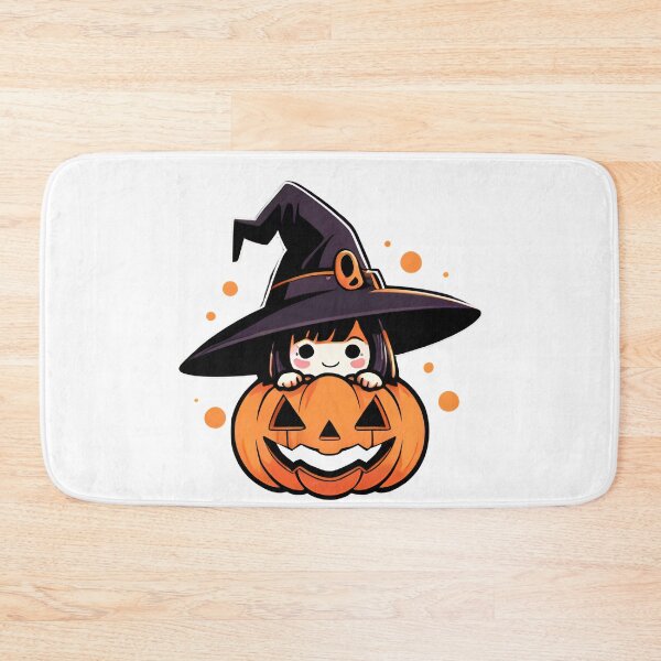 Item preview, Cute Pumpkin Witch Halloween T-Shirt – Kawaii Spooky Trick-or-Treat Costume Tee designed and sold by iPhoneGuy.