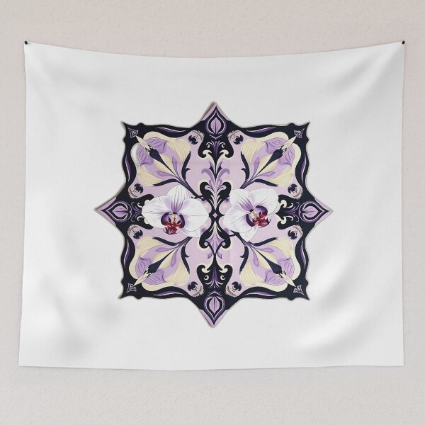 Item preview, Orchid Art Deco Kerchief Design designed and sold by sharon1210.