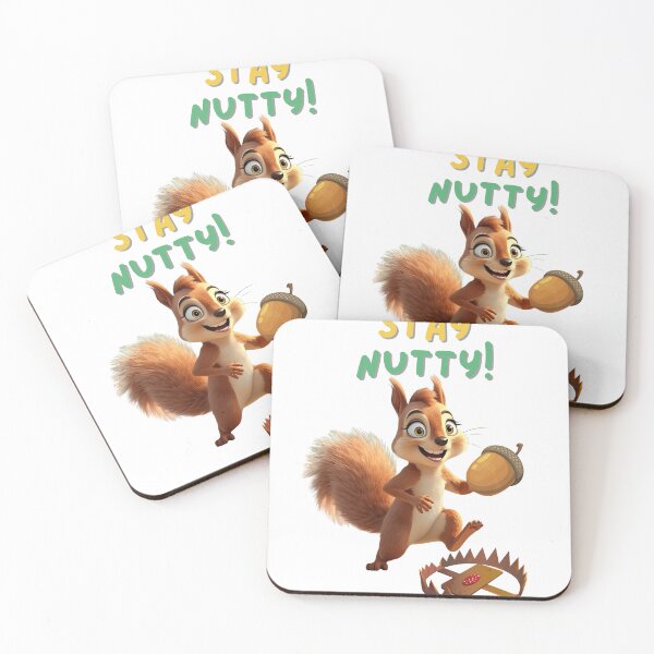 Item preview, Nutty Energy – Cartoon Squirrel Vibes designed and sold by JaZuLive.