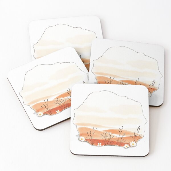 Item preview, Delicate Watercolor Landscape with Botanicals designed and sold by sharon1210.