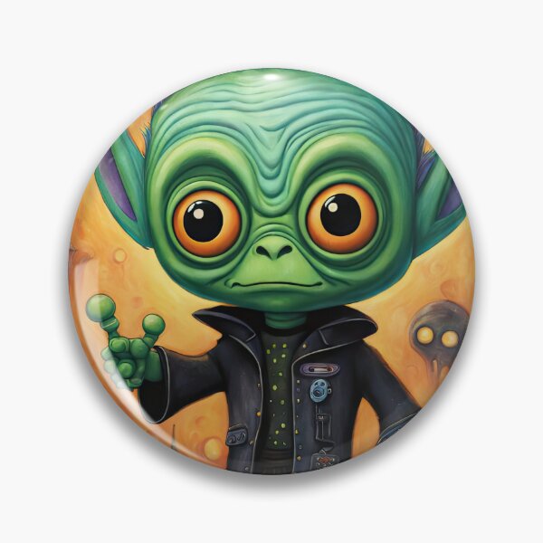 Item preview, Alien dressed as Frankenstein's Monster for Halloween designed and sold by Colin Bentham.