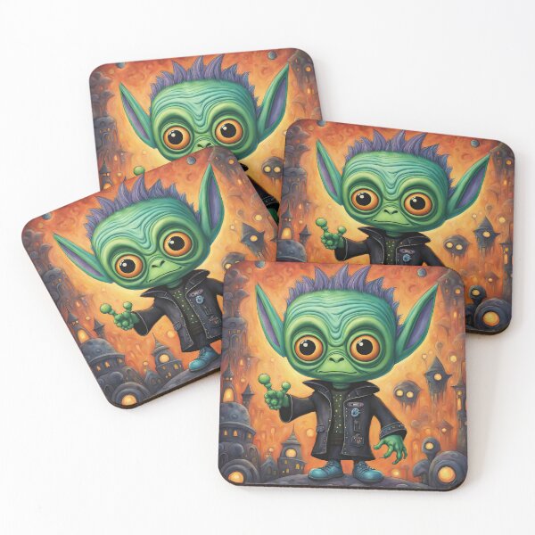 Item preview, Alien dressed as Frankenstein's Monster for Halloween designed and sold by Colin Bentham.