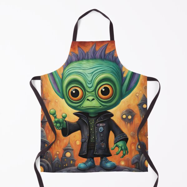Item preview, Alien dressed as Frankenstein's Monster for Halloween designed and sold by Colin Bentham.