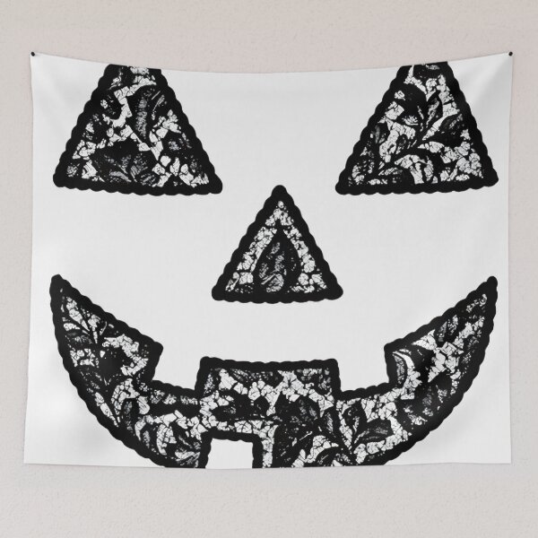 Item preview, Lace Jack O'Lantern Face Halloween Shirt – Elegant Spooky Tee designed and sold by WayneVanga.