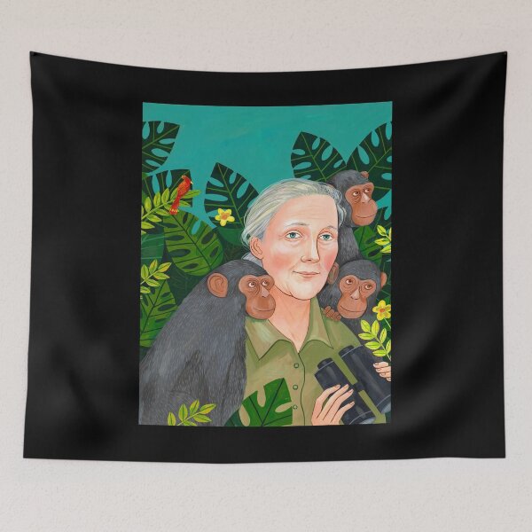 Item preview, WE ARE FAMILY JANE GOODALL  designed and sold by BASKF.