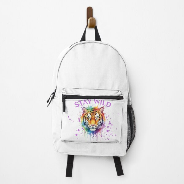 Item preview, Stay Wild – Rainbow Tiger Watercolor Art designed and sold by Kavya Art.