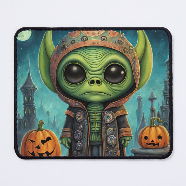 Item preview, Alien dressed as Frankenstein's Monster for Halloween designed and sold by Colin Bentham.