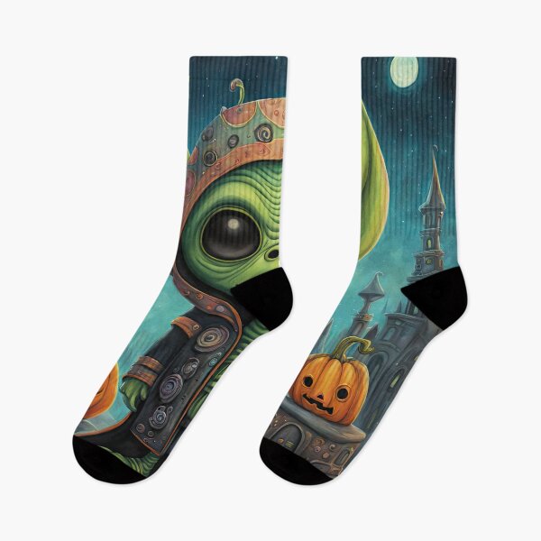 Item preview, Alien dressed as Frankenstein's Monster for Halloween designed and sold by Colin Bentham.