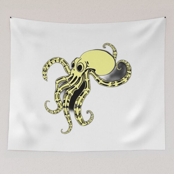 Item preview, Glow-In-The-Dark Skeletal Octopus designed and sold by sharon1210.