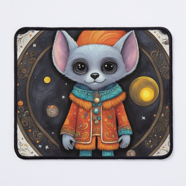 Item preview, Alien dressed as a werewolf for Halloween designed and sold by Colin Bentham.