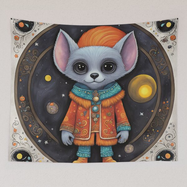 Item preview, Alien dressed as a werewolf for Halloween designed and sold by Colin Bentham.